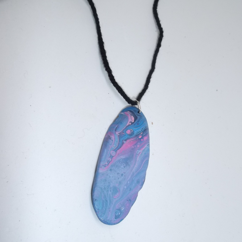 Blue Purple Boho Necklace